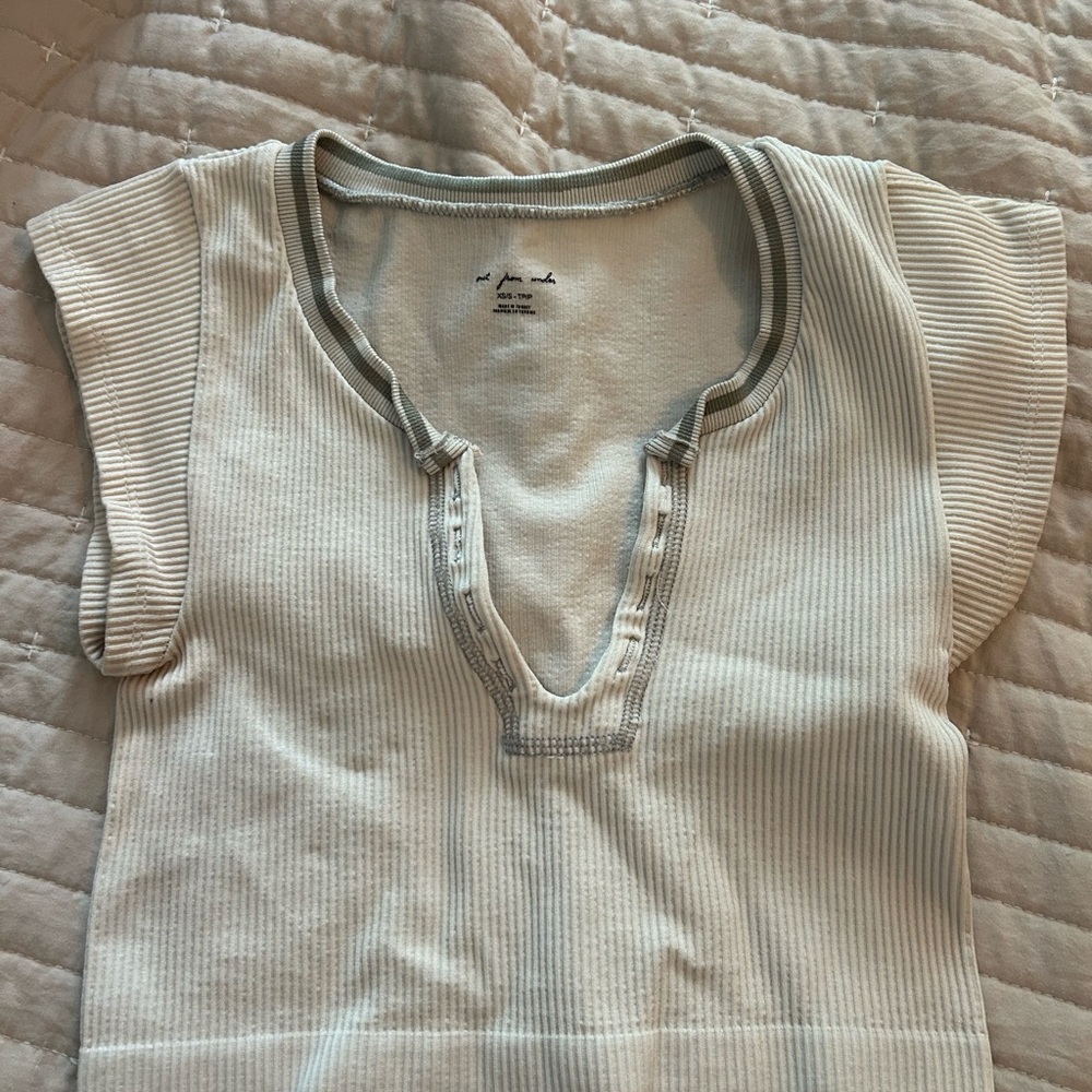 Urban Outfitters white out from under tee
